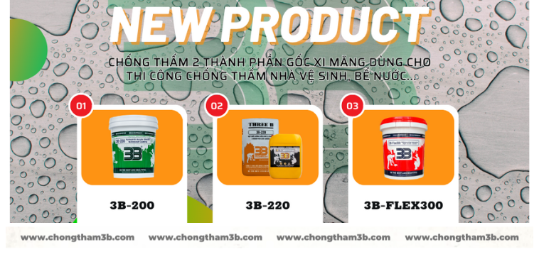 Sản Phẩm Chống Thấm 2TP Gốc Xi Măng
